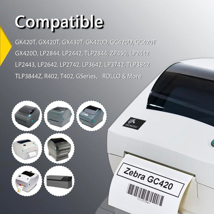 1" Circle Direct Thermal Sticker Labels