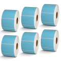 2" x 1.5" Blue Direct Thermal Labels