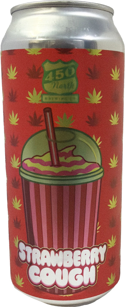 450 North Strawberry Cough Smoothie Sour 16oz Can