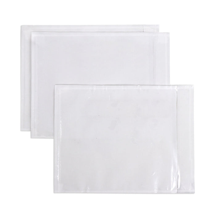 7.5" x 5.5" Clear Self-Adhesive Packing List Envelopes 200 Pack