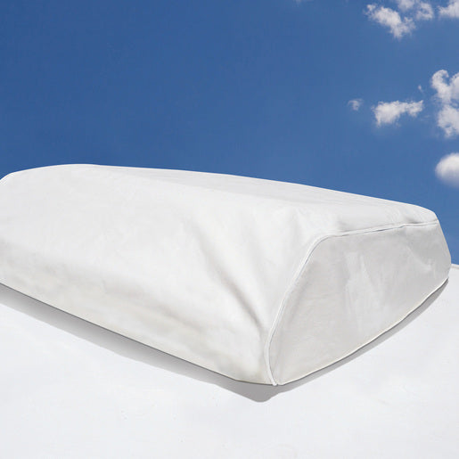ADCO 3027 Polar White Dometic Brisk Air RV AC Cover - Front Angle View | United RV Parts