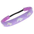 Adjustable No Slip Purple Unicorn Headband