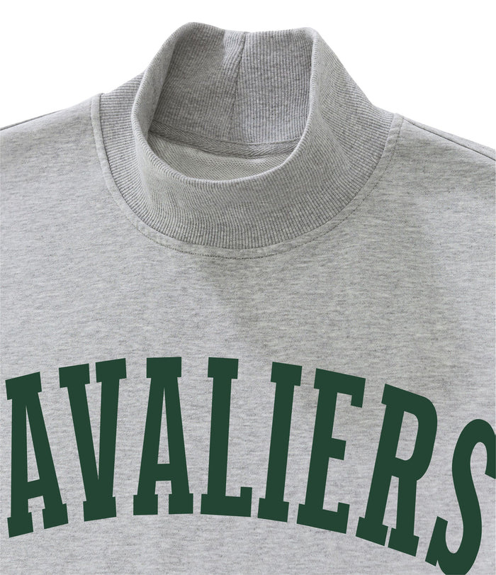 ADULT Cavaliers Crop Mock Neck Sweatshirt