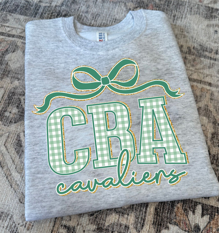 Adult CBA Cavaliers Gingham Print Sweatshirt