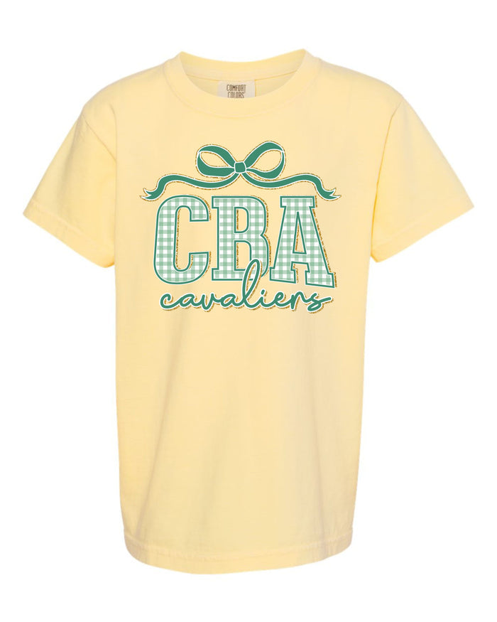 Adult CBA Cavaliers Gingham Print T-shirt