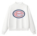 ADULT Evangel E Gingham Mock Neck Sweatshirt and Shorts