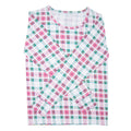 Adult White Tartan Bamboo Pajama Set