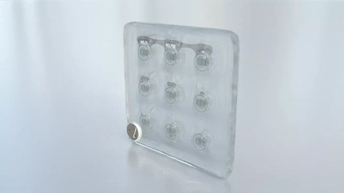 Clear Inflatable RV Skylight Insulator 21x14 - Angled Product View | United RV Parts