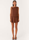 Ala Mini Dress - Chocolate