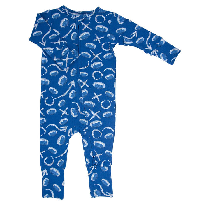 Allen Work Football Bamboo Convertible Romper