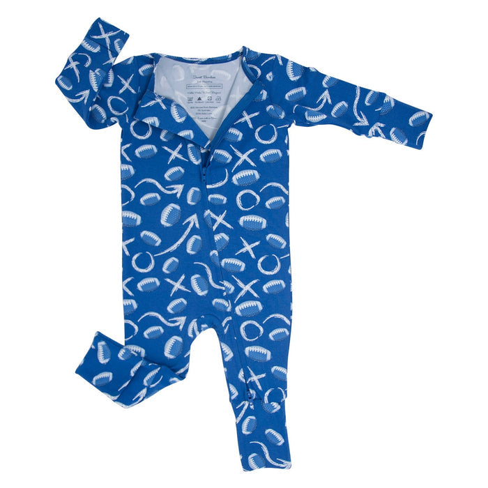 Allen Work Football Bamboo Convertible Romper