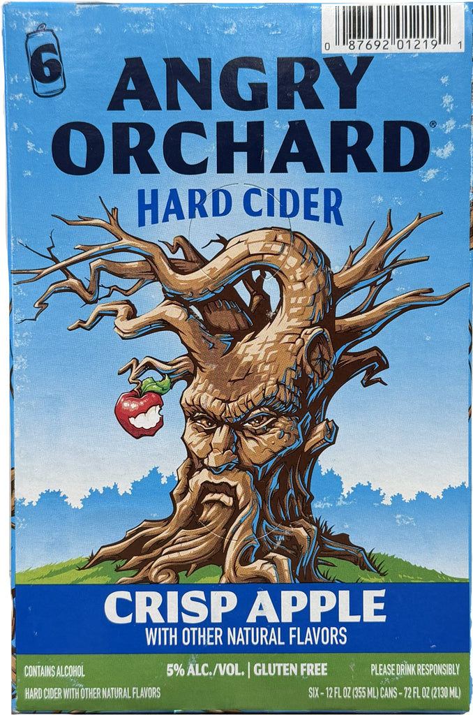 Angry Orchard Crisp Apple Cider 6pk Can