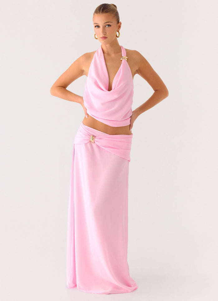 Anuhea Cowl Top - Pink