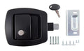 Black AP Products Bauer Slam Baggage Door Lock Kit - Hardware Layout | United RV Parts