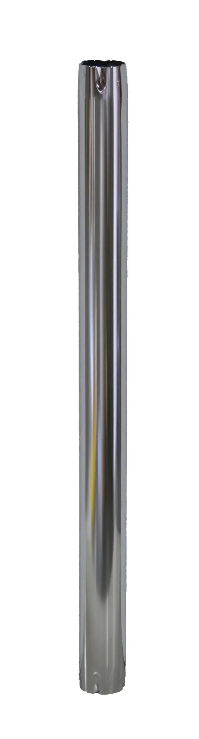 Chrome Metal Pedestal Table Leg 29.5 Inch - Full Length View | United RV Parts