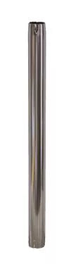 Chrome Metal RV Pedestal Table Leg 31.5" - Front View | United RV Parts