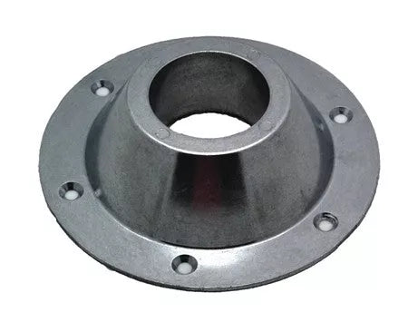 Chrome Round Table Leg Base - Top View | United RV Parts