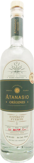 Atanasio Origens Fibras & Fuego Tequila Blanco 750ml