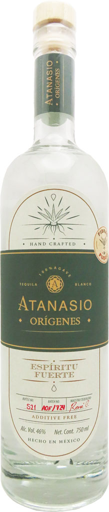 Atanasio Origens Fibras & Fuego Tequila Blanco 750ml
