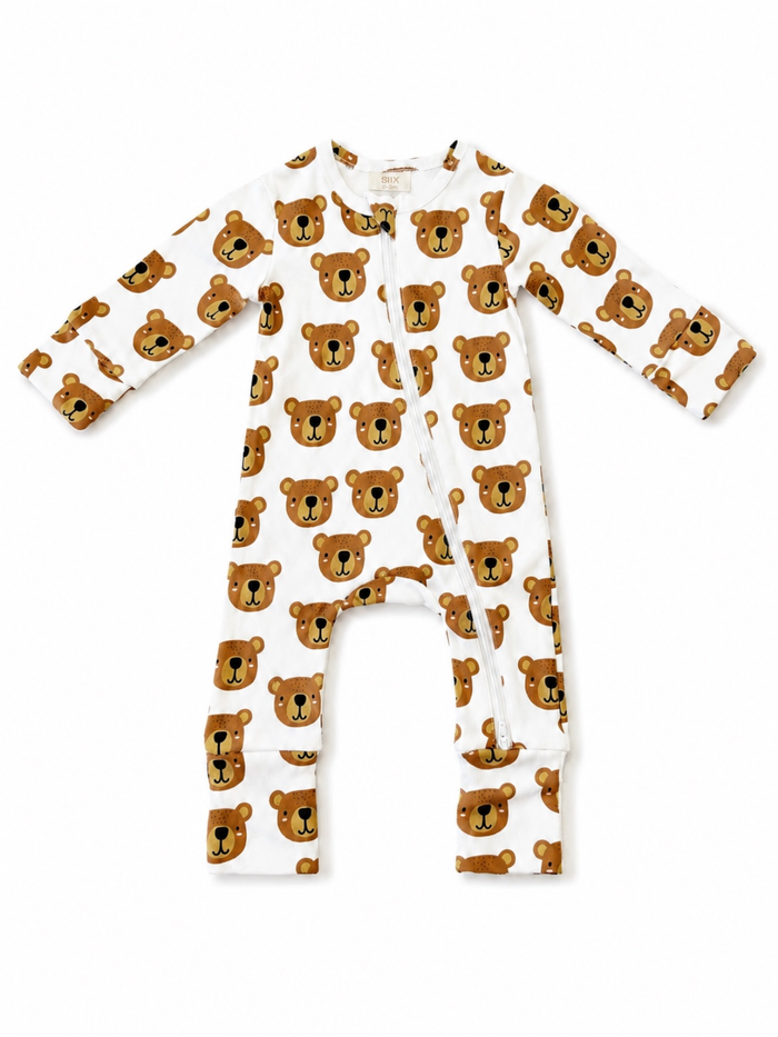 Baby Bear Organic Cotton Convertible Romper