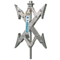 Silver Steel BAL X-Chock 28012 Scissor Wheel Stabilizer - Product View | United RV Parts