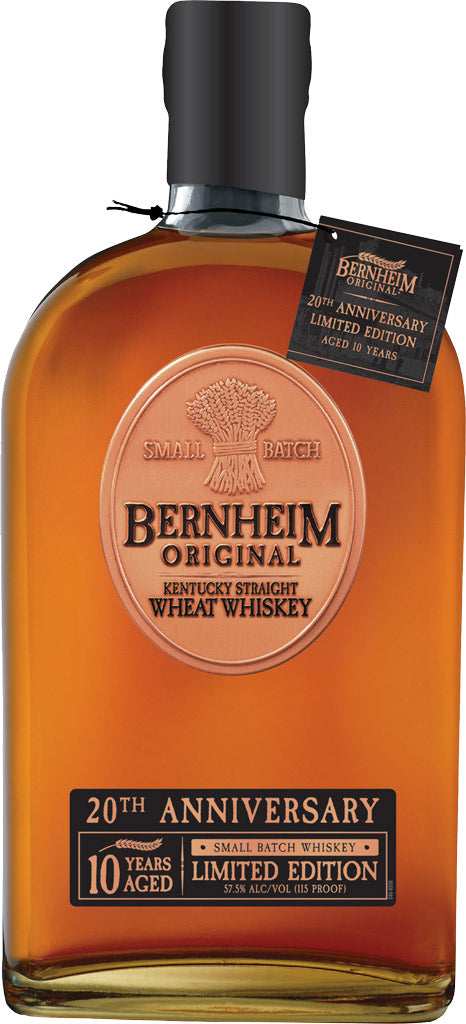 Bernheim 20th Anniversary Kentucky Straight Wheat Small Batch Whiskey 10 Year Old 750ml