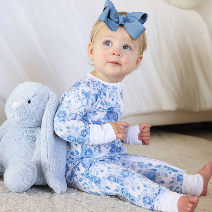 Betsy's Blooms Convertible Zip Romper