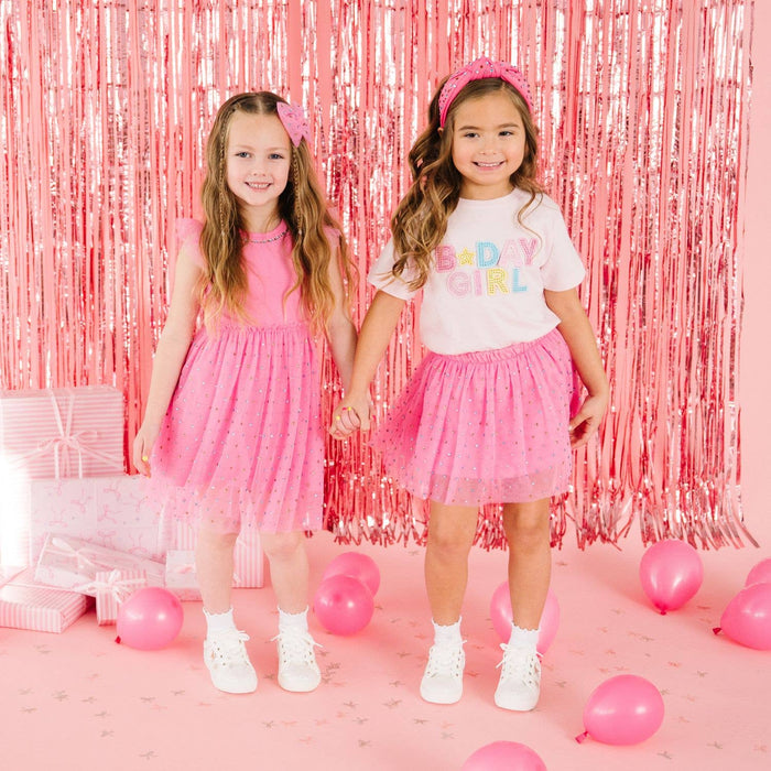Birthday Girl Rhinestone Patch T-Shirt