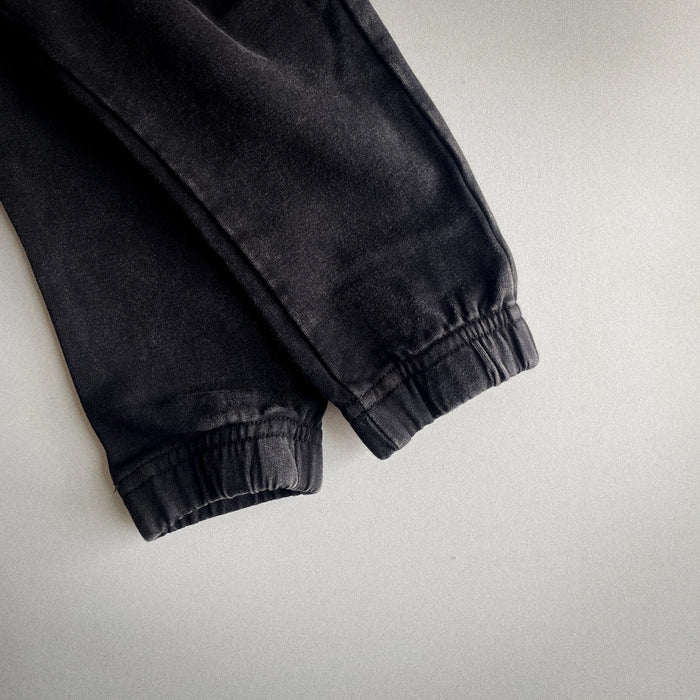 Black Acid Wash Baby Joggers