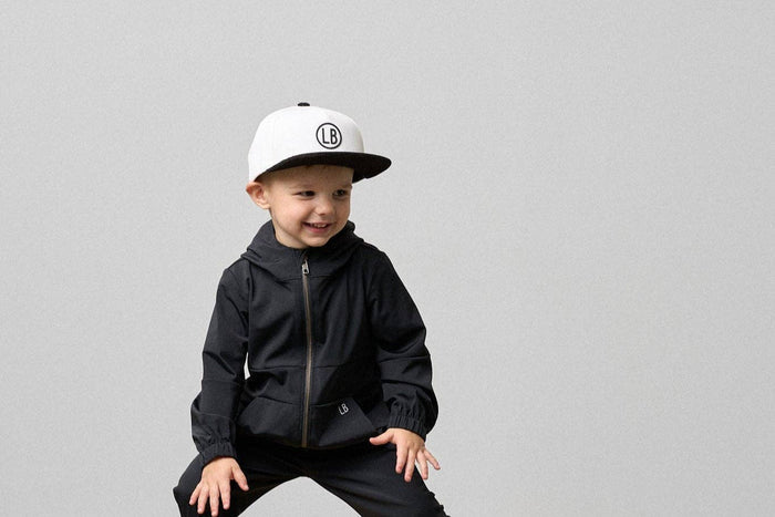 Black Athletic Baby Jacket