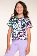 Black Cream Rainbow Star Simply Soft Easy Tee
