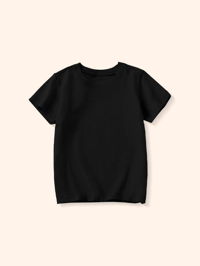 Black Essential Cotton Tee