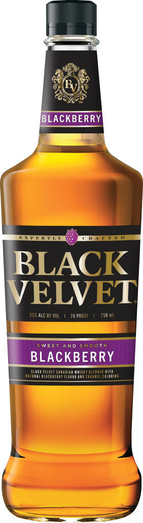 Black Velvet Canadian Whiskey Blackberry 750ml