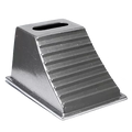 Gray Heavy-Duty Blaylock EZ Chock AWC-5 Wheel Chock - Angled View | United RV Parts