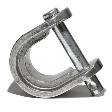 Silver Cast Aluminum King Pin Coupler Lock - Angled View | United RV Parts