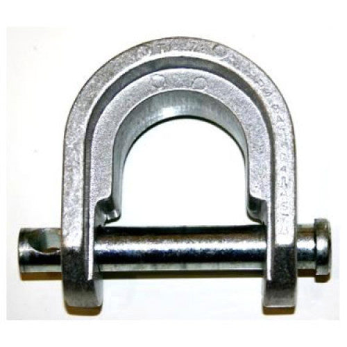 Silver Cast Aluminum Coupler Lock - Front Profile View | United RV Parts