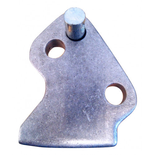 Silver Steel Locking Pin for Blaylock Coupler Lock - Top View | United RV Parts