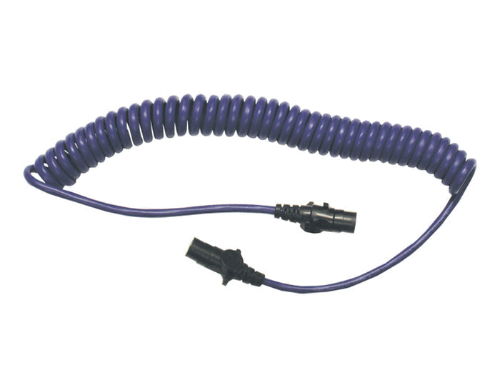 Blue Ox BX8861 6-Foot 4 Wire Coiled Electrical Cable Extension - Side Profile | United RV Parts