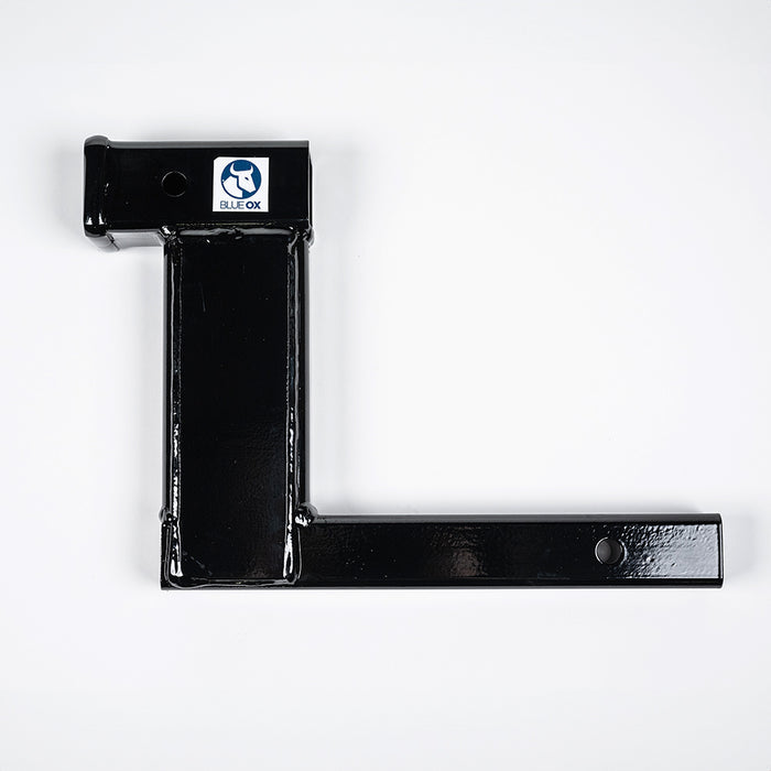 Black Steel Blue Ox BX88132 10-Inch Drop Receiver Hitch - Front View | United RV Parts
