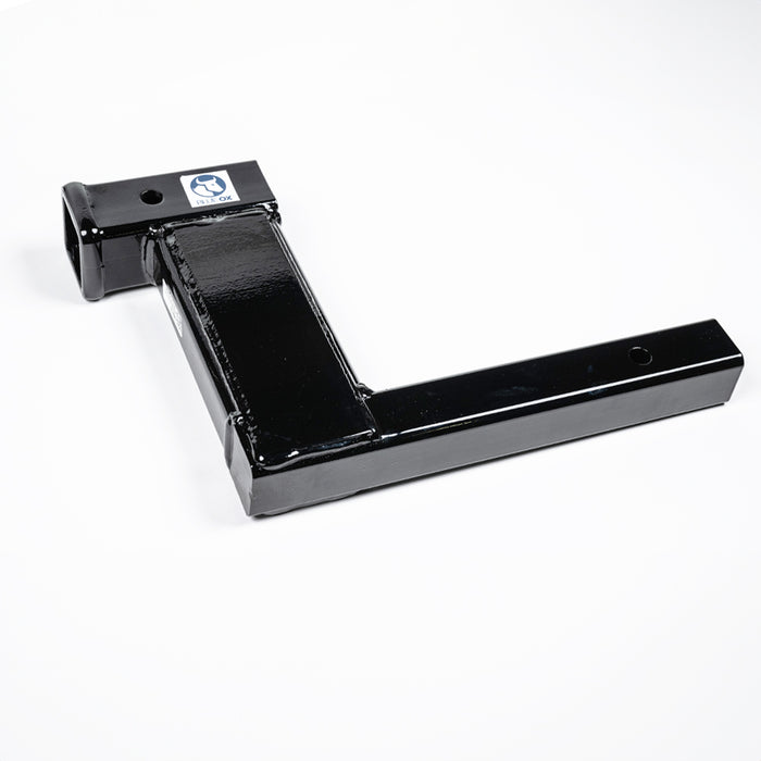Black Steel Blue Ox BX88132 10-Inch Drop Receiver Hitch - Angled View | United RV Parts