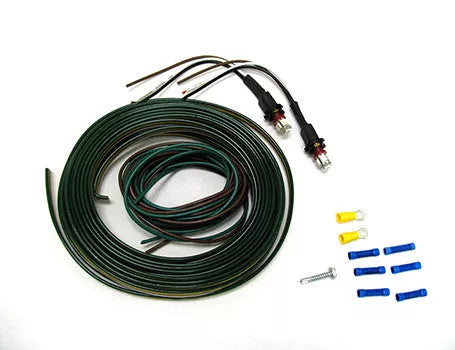 Blue Ox LED Tail Light Wiring Kit BX88267 - Green Wire Coil with Connectors and Hardware | United RV Parts