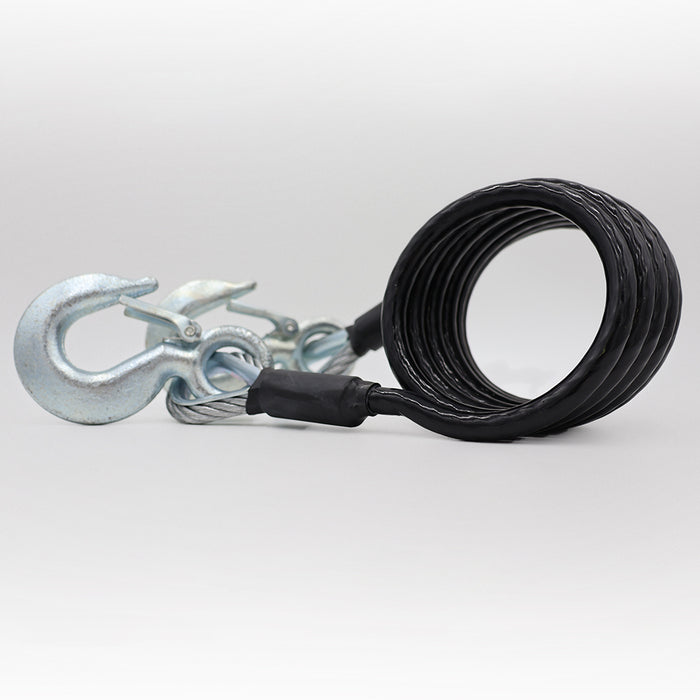 Blue Ox BX88197 Safety Cable Dual Swivel Hook Detail - Side Profile | United RV Parts