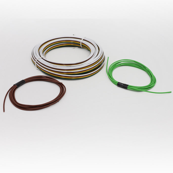 Blue Ox BX8869 Multi-Color Wiring Harness Coils Brown Green Yellow - Top View | United RV Parts