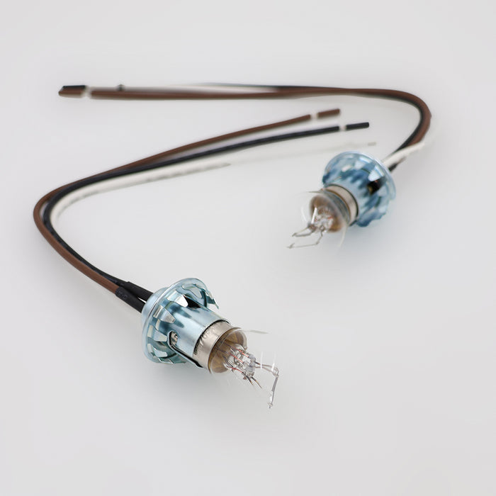 Blue Ox BX8869 Tail Light Socket and Bulb Assembly with Wiring Leads - Close-Up Detail | United RV Parts