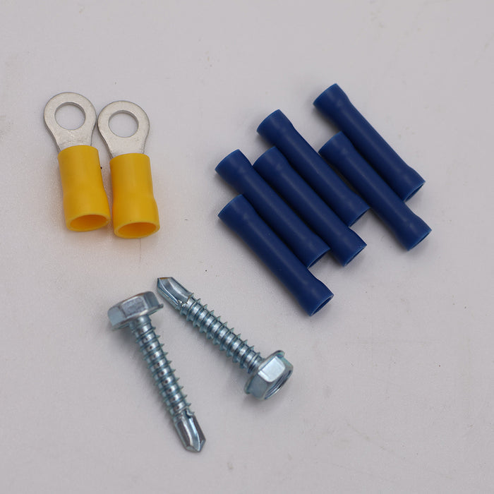 Blue Ox BX8869 Yellow Ring Terminals Blue Butt Connectors and Mounting Screws - Hardware Detail | United RV Parts