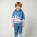 Blue Tie-Dye Hoodie + Jogger Set
