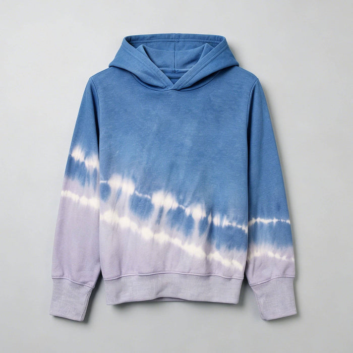 Blue Tie-Dye Hoodie + Jogger Set