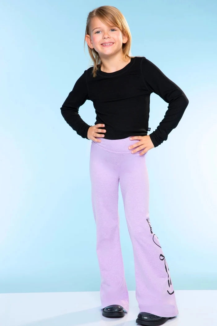 Blush Berry Emoji Stars Simply Soft Luxe Flare Legging