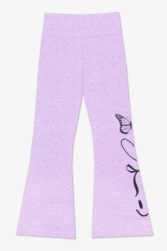 Blush Berry Emoji Stars Simply Soft Luxe Flare Legging