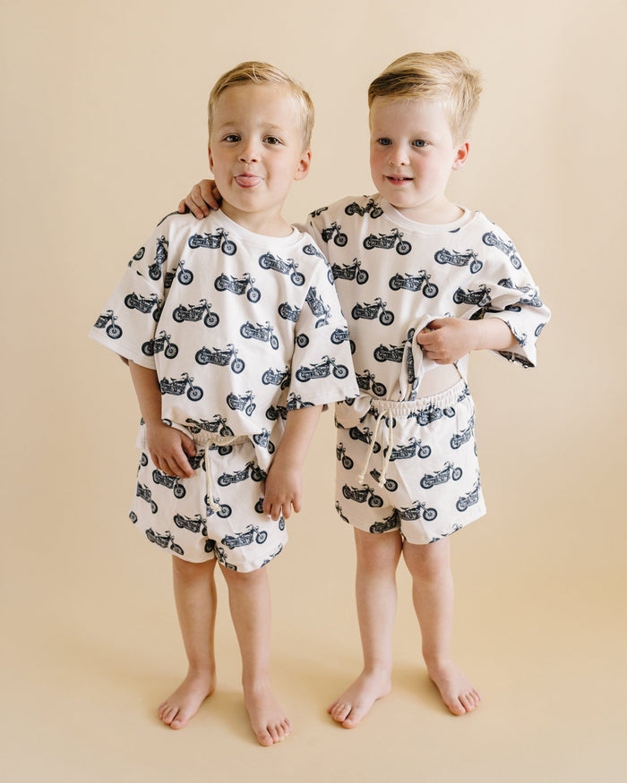 Born to Ride Shorts Set